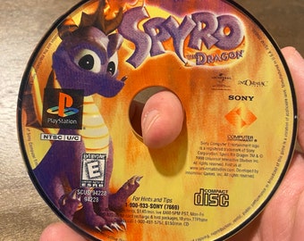 PlayStation 1 Video Game Acrylic Coasters- Choose Your Own Custom Game - PS1 - Customize and Personalize - Spyro, Crash, Final Fantasy, etc