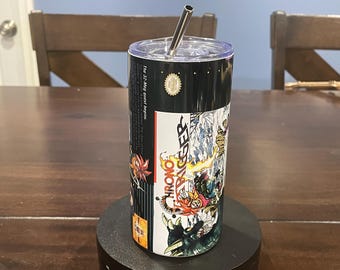 Chrono Trigger 12 Oz Tumbler - Super Nintendo Entertainment System - SNES - Gift for Gamers, High Quality, Retro Video Game Fan Gift