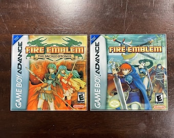 Fire Emblem Glass Coasters - Gameboy Advance - Blazing Blade, The Sacred Stones - Choose Your Own Set - Unique Gift Idea, Gamer Gifts