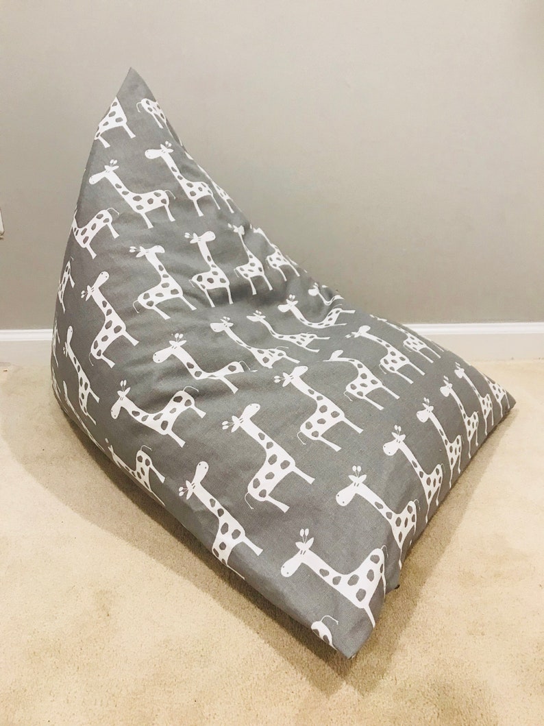 Giraffe Bean Bag Chair Lounger Cover Bean Sacks Giant Floor Etsy
