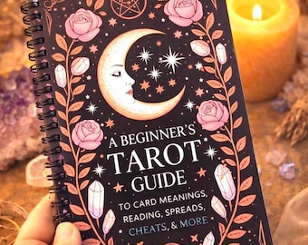 Tarot-Handbuch für Anfänger, nehmen Sie das Geheimnis des Tarot, lernen Sie Tarot für Anfänger, Bedeutungen und Verbreitungen, spiritueller Führer für das Tarot-Lesen