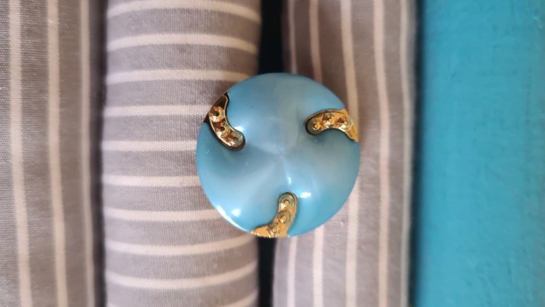 Black or Blue gold adjustable rings