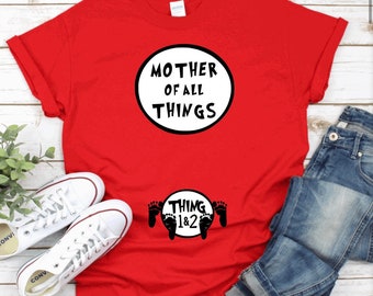 thing 1 thing 2 pregnancy shirt