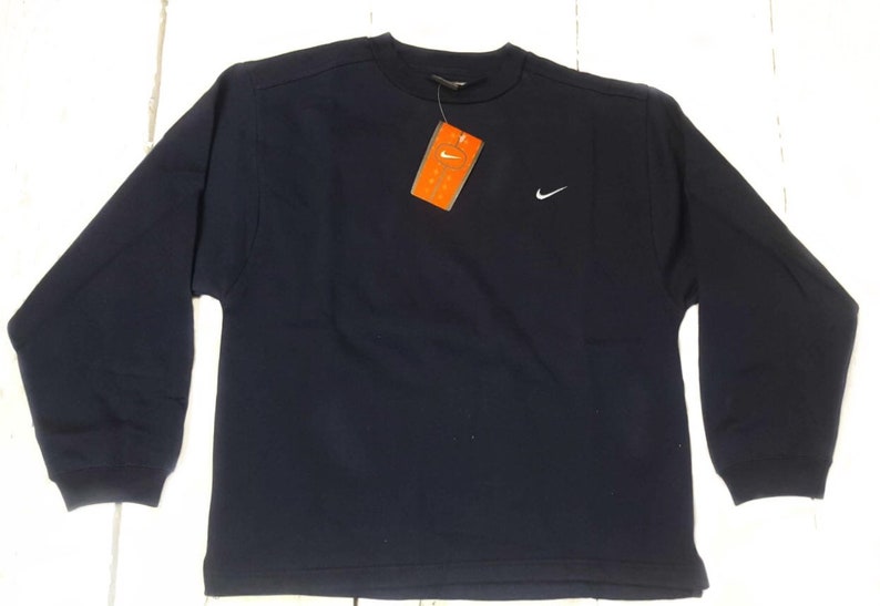 Nike Vintage Kids SweatShirt Jumper Oversized Olive Green Etsy