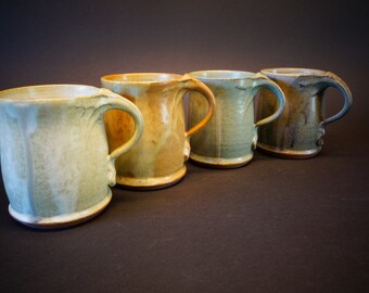 Sandstone handle cup, ceramic mug, pottery glass