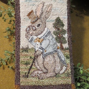 THE GENTLEMAN RABBITpunch needle pattern