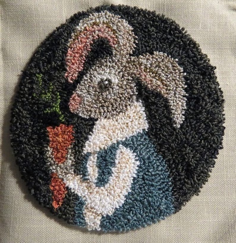 Punch Needle Pattern alexander Rabbit Etsy