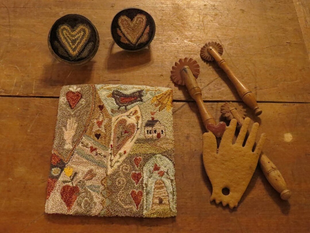 Punch Needle Pattern crazy Quilt Etsy