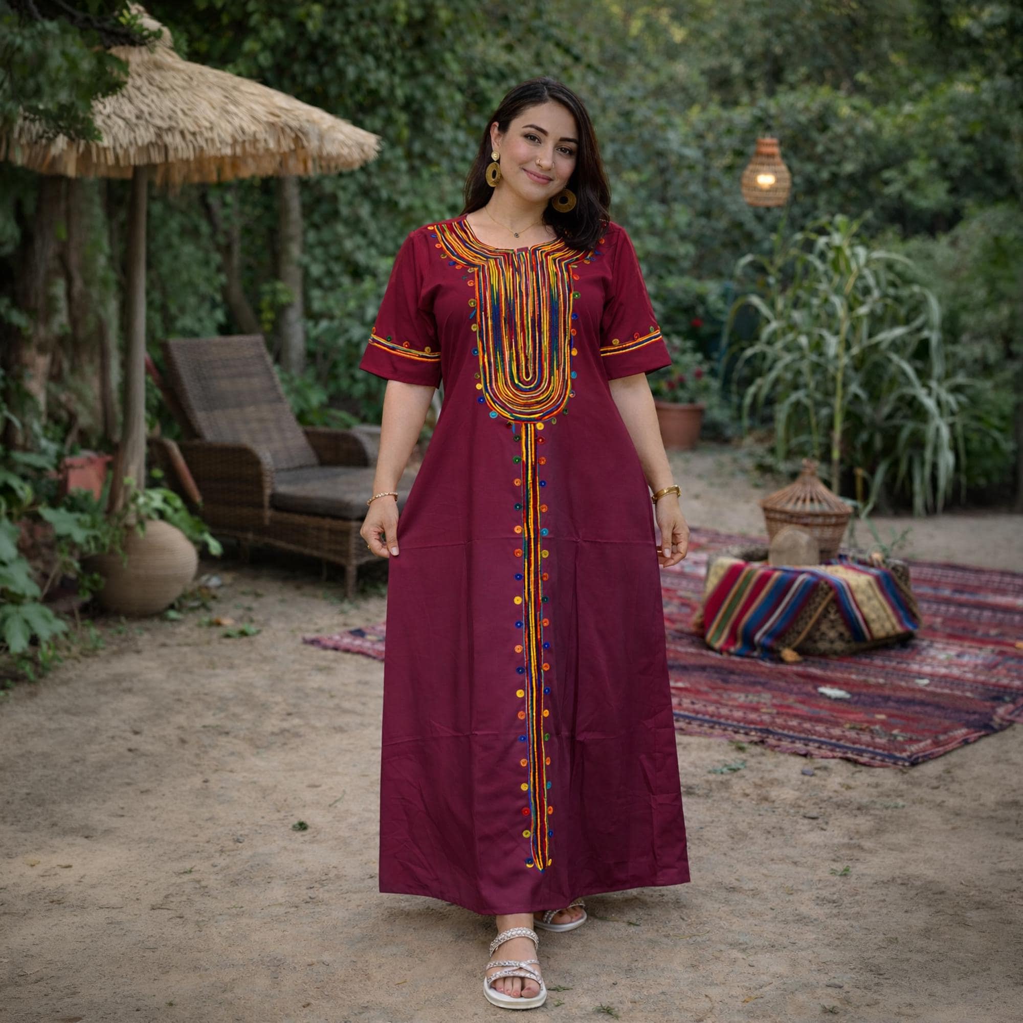 burgundy shift dresses Berry | High Neck Shift Dress