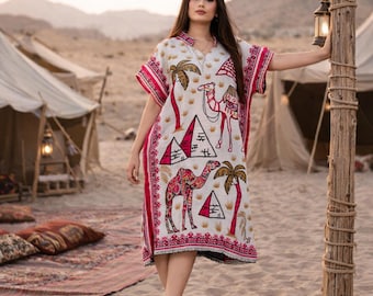 women Fancy caftan, boho maxi kaftan, egyptian embroidery abaya, summer clothes, wedding chic dress