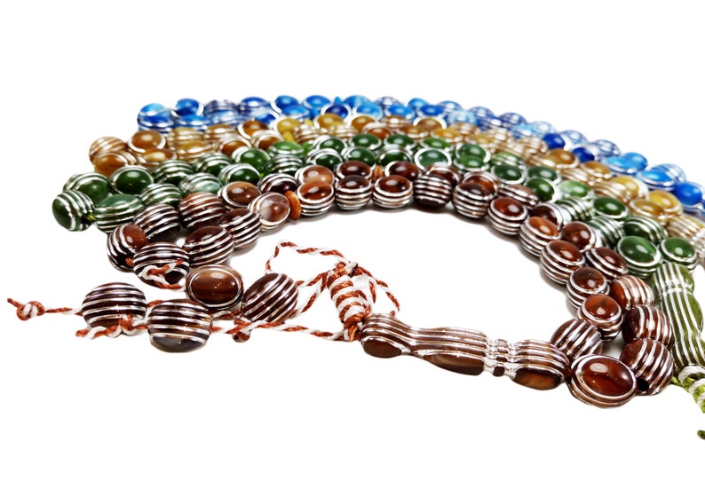 Lot 4 Tasbih Prayer 33 Handmade Worry Beads Misbaha Muslim Islamic Zikr Rosary Gift Tasbeeh Islam Zikr Meditation