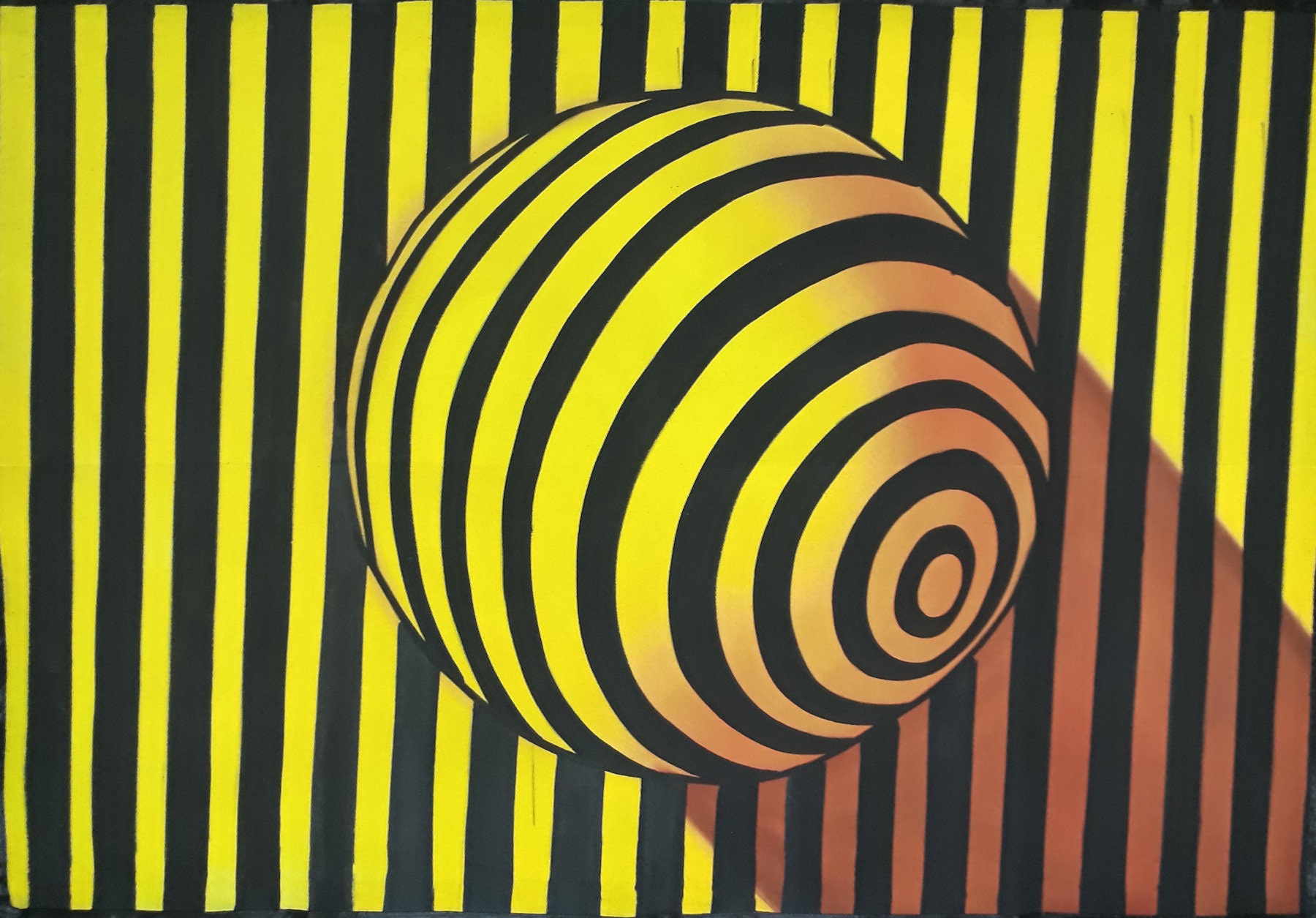 Abstract UV painting Etsy