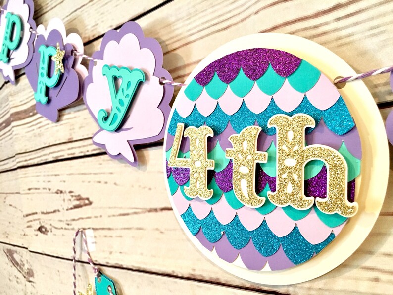 Under The Sea Birthday Banner Under the Sea Name Banner Mermaid Happy Birthday Banner Mermaid Name Banner Mermaid Party Banners