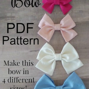SALE Bow PDF Pattern Bundle School Girl Bow Pattern Sailor - Etsy