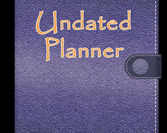 Undated Planner