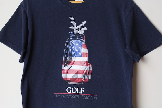 Golf - "An American Tradition" American Flag Golfe