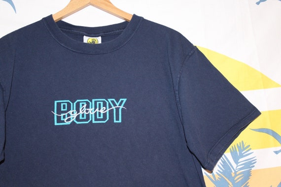 Vintage Body Glove Embroidered Logo Graphic T-Shi… - image 1