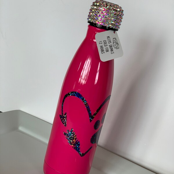 Crystal Water Bottle Etsy