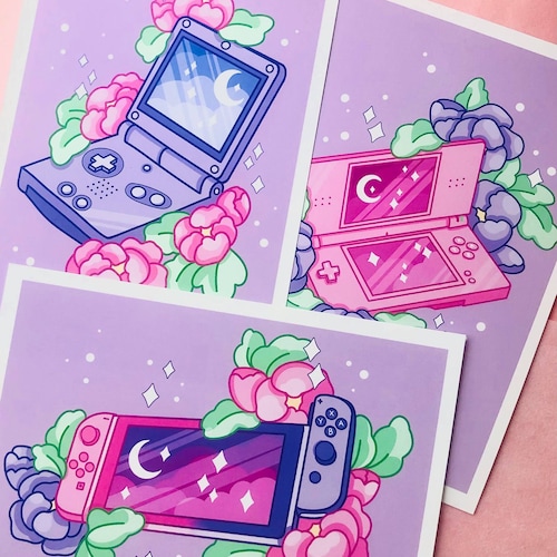 Aesthetic Nintendo Art Print Pack - Etsy