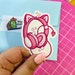 Cat Headset Sticker - Etsy