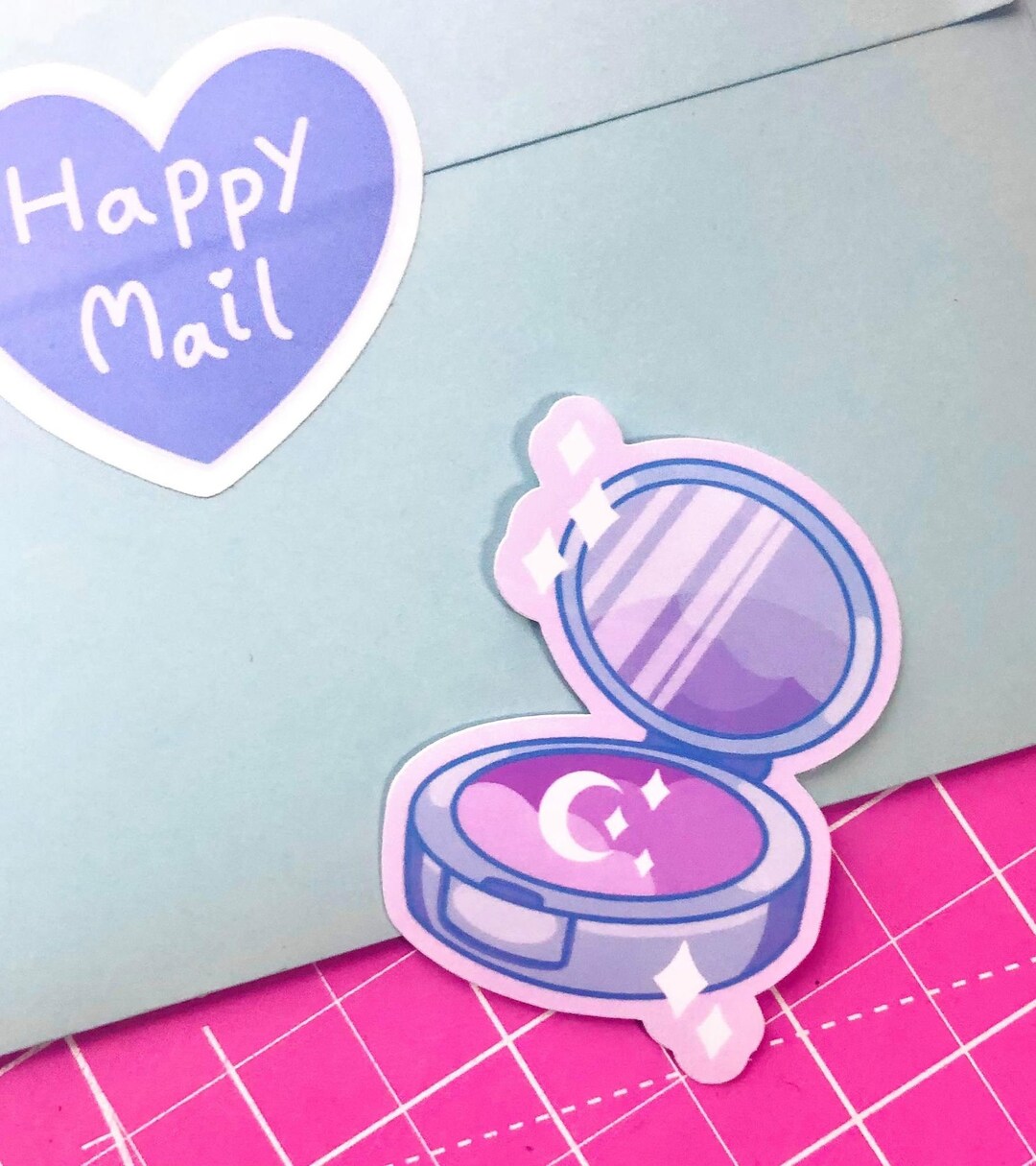 Magic Powder Compact Sticker - Etsy