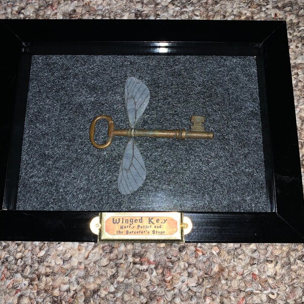 Winged Skeleton Key Etsy