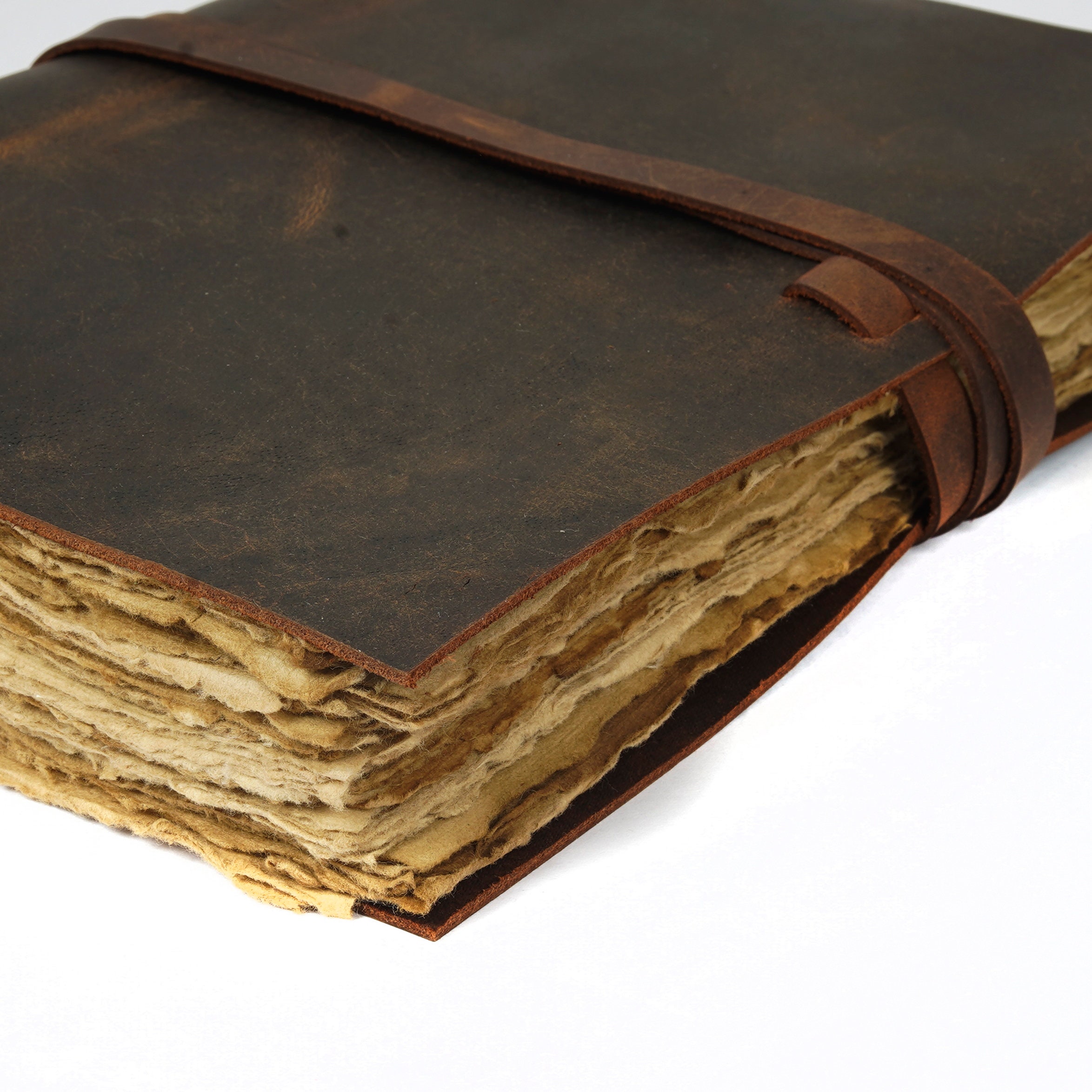 Vintage Leather Journal Vintage Leatherbound Journal Etsy Canada