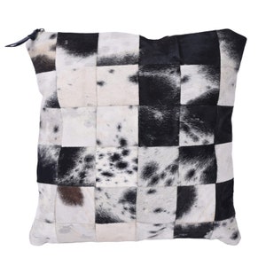 Cowhide patchwork Cushion Cover Home Decor Fur Pillow cover