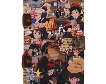 Handmade Kiki's Delivery Service Diary: Anime Journal with Lock