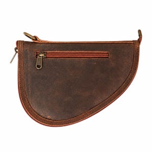 Étui à fusil rustique en cuir véritable, fait main, pour fusil et carabine. Cadeau idéal pour les chasseurs.