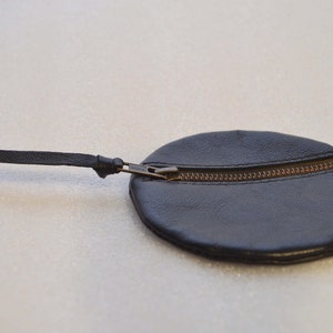 Leder Münzhalter, handgemachter Münzhalter