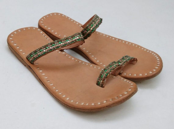 leather slippers for women