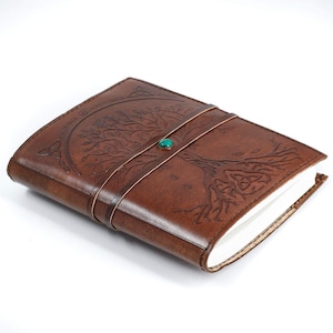 leather journal, handmade journal