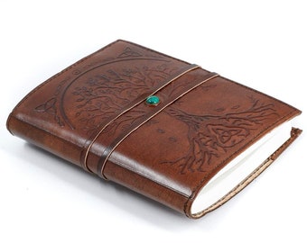 leather journal, handmade journal