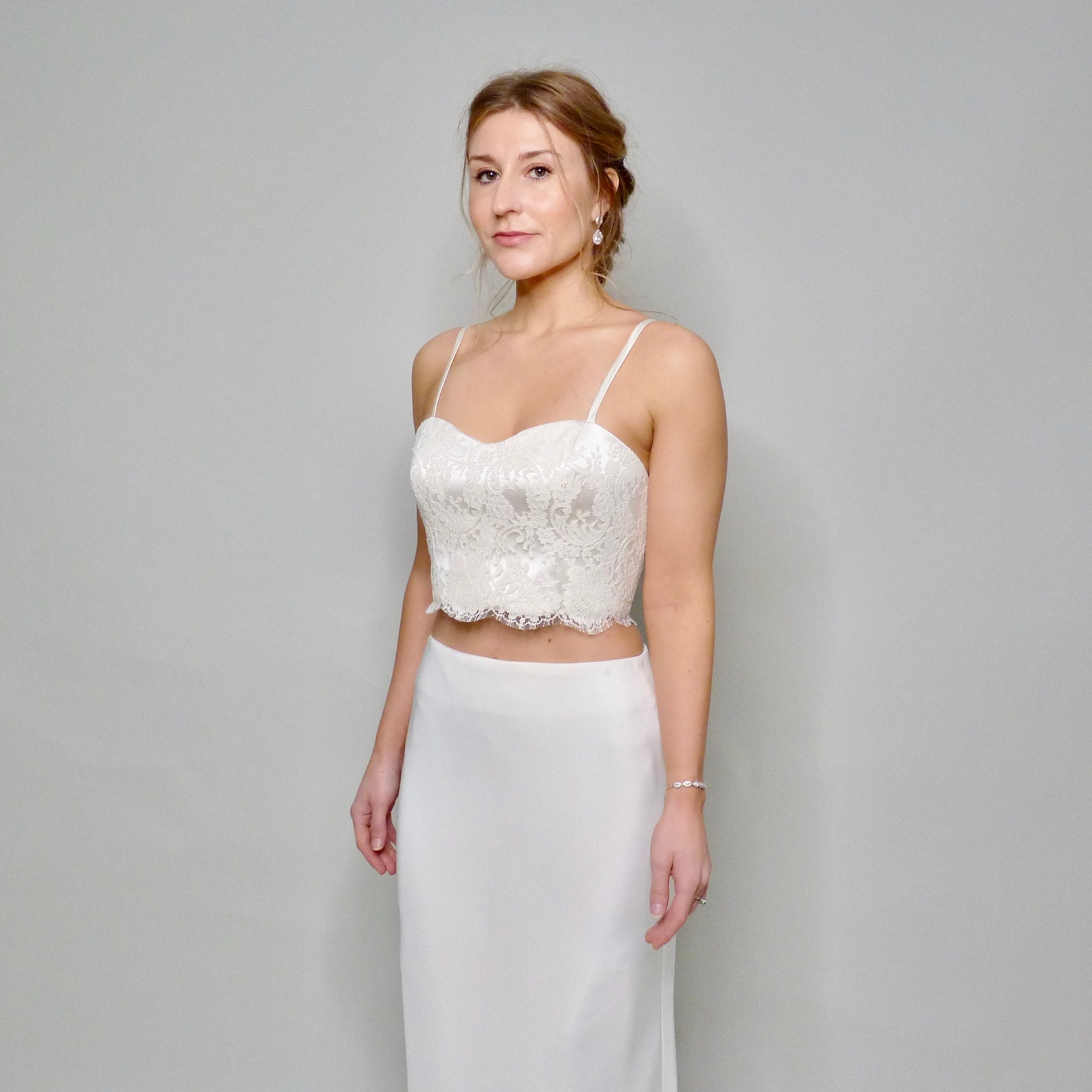 Bridal Bustier Lace Bustier Bridal Bustier Silk Bustier Etsy