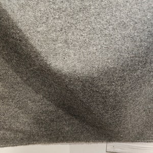 Pale gray wool blend fabric 58" wide by the yard