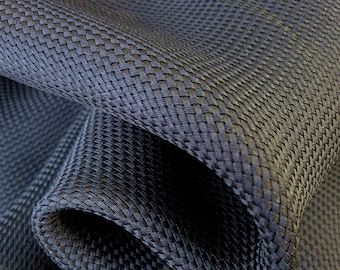 Black Basket Weave Fabric by the yard 36" wide
