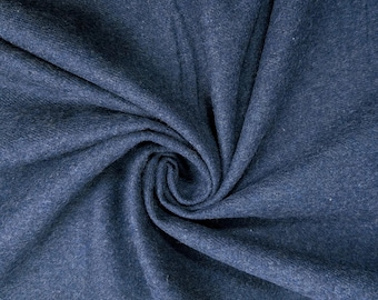 Cadet Blue Wool flannel blend 58" wide by the yard