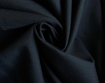 Black Cotton Duck by the yard X 58" wide