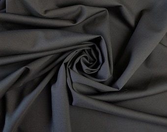 Black Superfine Wool by the yard 62" wide