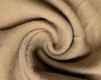 Tan Brown Plush by the yard 68" wide