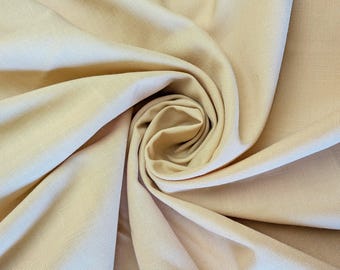 Almond Linen Blend by the yard 58" wide