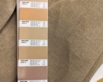 Light Brown Rustic Linen 58" wide