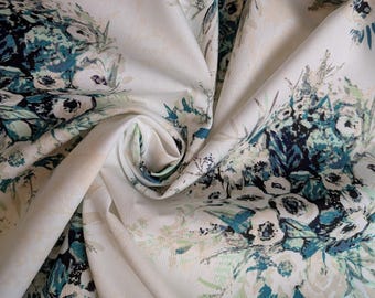 Buttercup Blue AGF Premium Cotton 44" wide 1/2 Yard