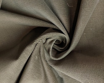 Olive Branch Corduroy 13 Wale cotton fabric 58" wide X 56" piece