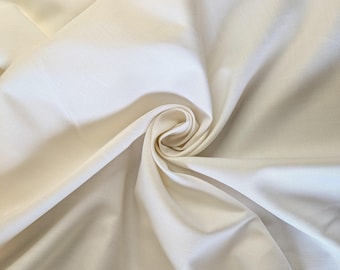 Cream Linen Blend by the yard 58" wide