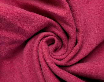 Dusty Rose Wool Blend Light Coating fabric by the yard X 60"