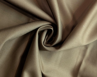 Green Olive Superfine 120 Wool 70" X 58" wide