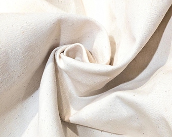 Cream Natural Cotton Duck by the yard X 55" wide