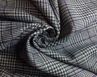 Blue Danube Wool flannel blend Italy 60" wide by the yard